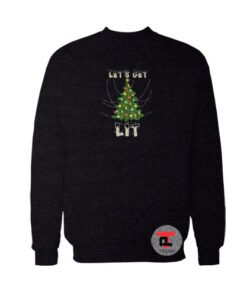 Lets Get Lit Christmas Viral Fashion Sweatshirt