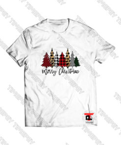 Merry Christmas Plaid Viral Fashion T Shirt