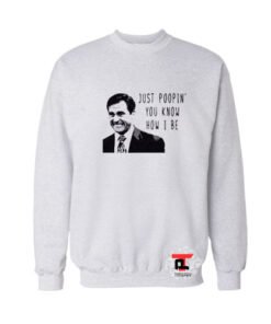 Michael Scott The Office Just Poopin Viral Fashion Sweatshirt