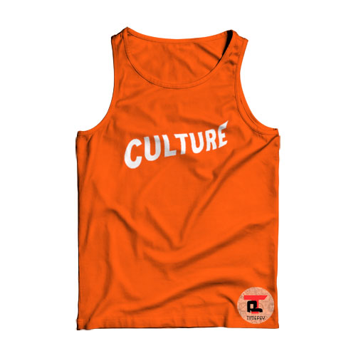 Migos Culture Orange Viral Fashion Tank Top