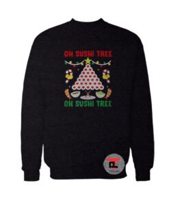Oh Sushi tree Christmas Viral Fashion Sweatshirt