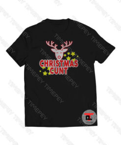 Reindeer Christmas cunt Viral Fashion T Shirt
