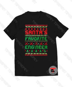 Santa’s Favorite Engineer Viral Fashion T Shirt