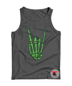 Skeleton Hand Rock Viral Fashion Tank Top