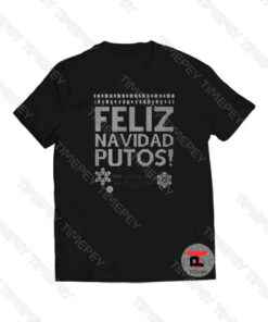 Skull Feliz Navidad Putos Viral Fashion T Shirt