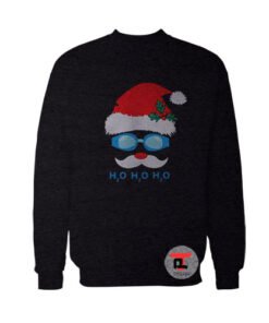Swimming Santa Claus H2O Christmas Viral Fashion Sweatshirt