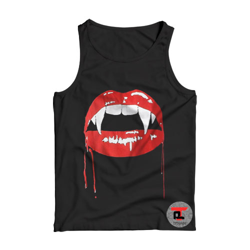 Vampire Lips Viral Fashion Tank Top