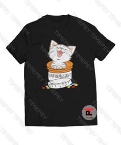 Antidepressant Cat Viral Fashion T Shirt
