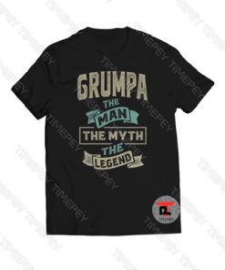 Grumpa The Myth The Legend All Over Viral Fashion T Shirt