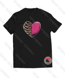Heart And Skeleton Viral Fashion T Shirt