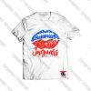 Jaguars Glitter Football Lips Viral Fashion T Shirt