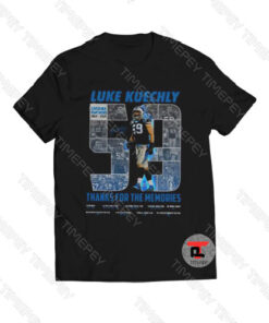 Luke Kuechly 59 Thanks For The Memories Viral Fashion T Shirt