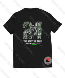 Marshawn Lynch 24 The Beast Is Back Viral Fashion T Shirt