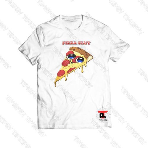Pizza Slut Big Eye Cartoon Viral Fashion T Shirt