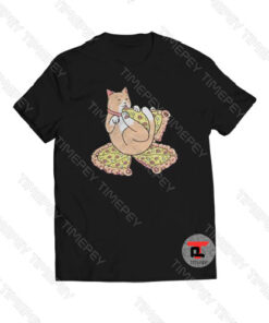 Pizza Slut Cat Viral Fashion T Shirt