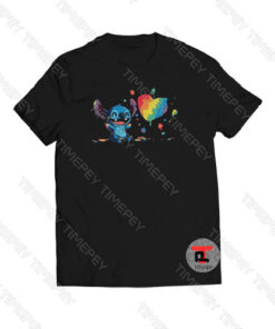 Stitch Plays With Paints Viral Fashion T Shirt