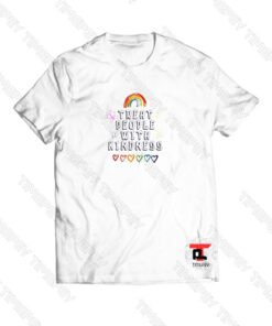 Treat People With Kindness Rainbow Viral Fashion T Shirt