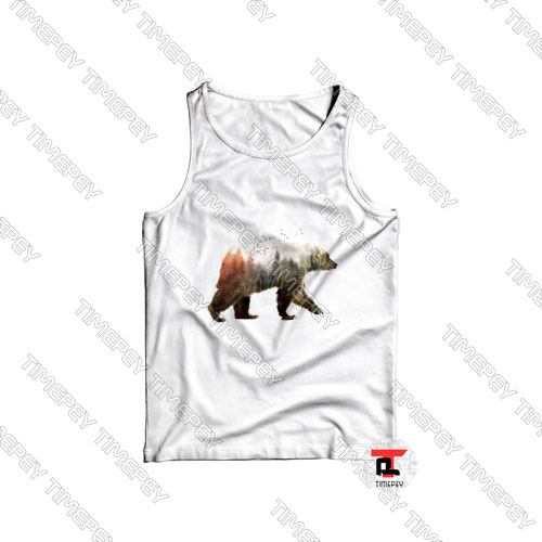 Bear Chiffon Viral Fashion Tank Top