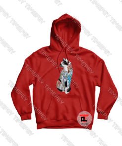 Cat in Lotus Tattoo Viral Fashion Hoodie