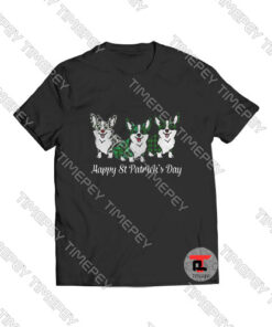 Corgi Happy St Patrick’s Day Viral Fashion T Shirt