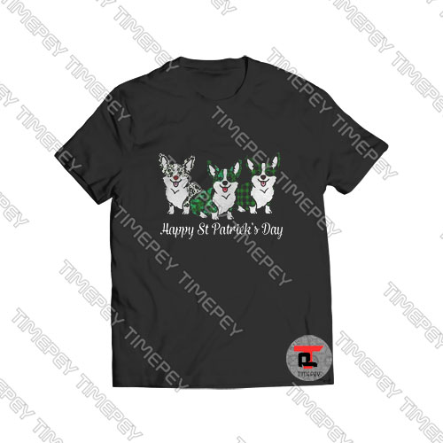 Corgi Happy St Patrick’s Day Viral Fashion T Shirt