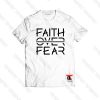 Faith Over Fear Letter Logo