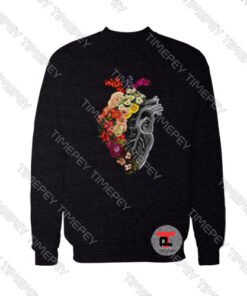 Flower Heart Spring Viral Fashion Sweatshirt