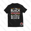 I Am Black Every Month Line Logo
