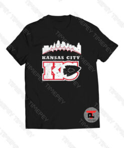 Kansas City Pigskin Skyline Football Viral Fashion T Shirt