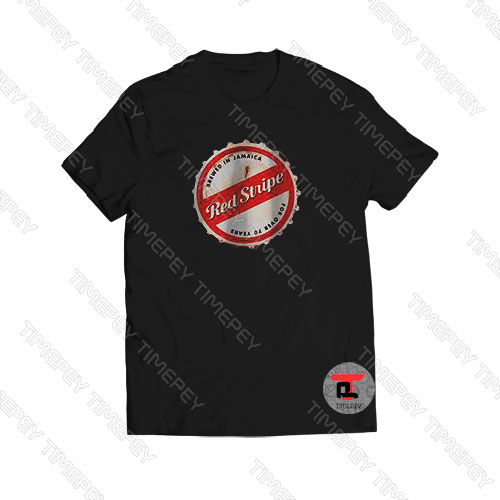 Red Stripe Bottle Cap Viral Fashion T Shirt