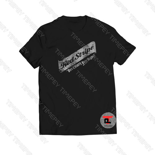 Red Stripe Grunge Swash Viral Fashion T Shirt