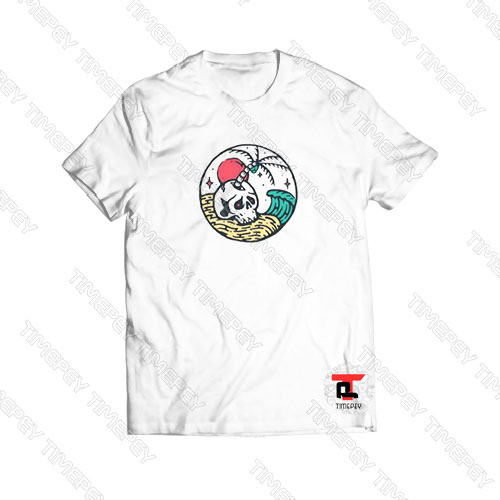 Skull And Beach Viral Fashion T Shirt