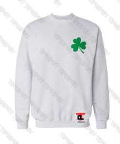 St Patrick's Day Shamrock Pocket Viral Fashion Sweatshirt