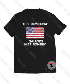 The Democrat Salutes Mitt Romney Viral Fashion T Shirt