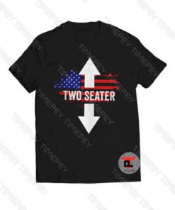 Two Seater USA Flag Viral Fashion T Shirt