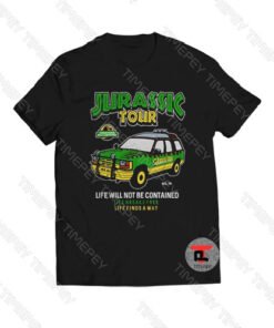 Vintage Jurassic Tour Car Viral Fashion T Shirt