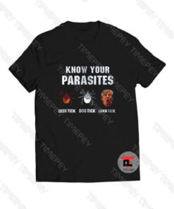 Vintage Know Your Parasites Viral Fashion T Shirt