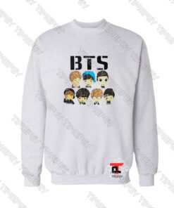 BTS Head Cartoon Viral Fashion Sweatshirt