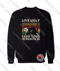 Fake-Your-Death-Opossum-Vintage-Sweatshirt
