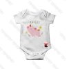 Flying Pig Personalized Baby Onesie