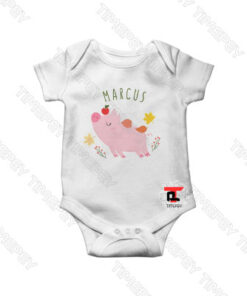 Flying Pig Personalized Baby Onesie