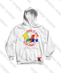 Genius-At-Work-Bart-Simpson-Hoodie
