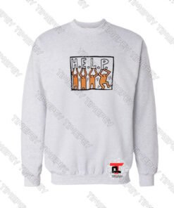 Keith Haring Help Pop Art Viral Fashion Sweatshirt
