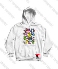 Keith Haring Simpson Family Viral Fashion Hoodie
