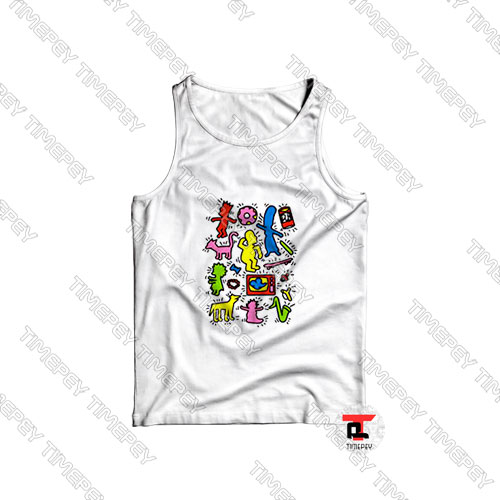 Keith Haring Simpson Family Tank Top
