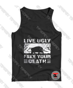 Live Ugly Fake Your Death Opossum Tank Top