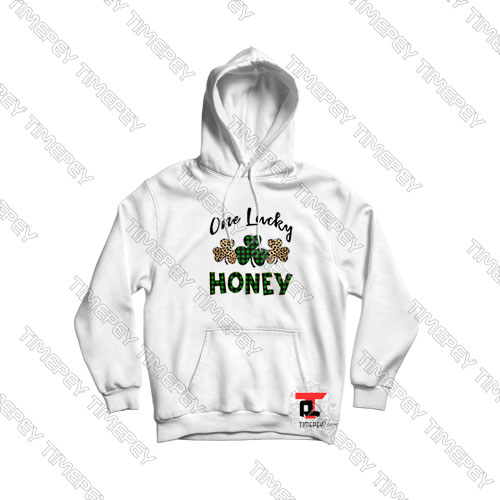 One Lucky Honey Letter Hoodie