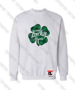 One Lucky Mama Leaf Viral Fashion Sweatshirt