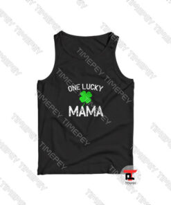 One Lucky Mama Letter Viral Fashion Tank Top