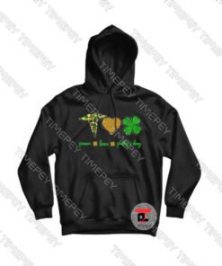 Peace Love Patty’s day Nurse Shamrock Viral Fashion Hoodie